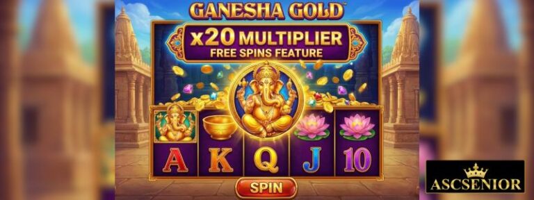 รีวิวเกมสล็อต Ganesha Gold แสดงฟีเจอร์ตัวคูณ x20
